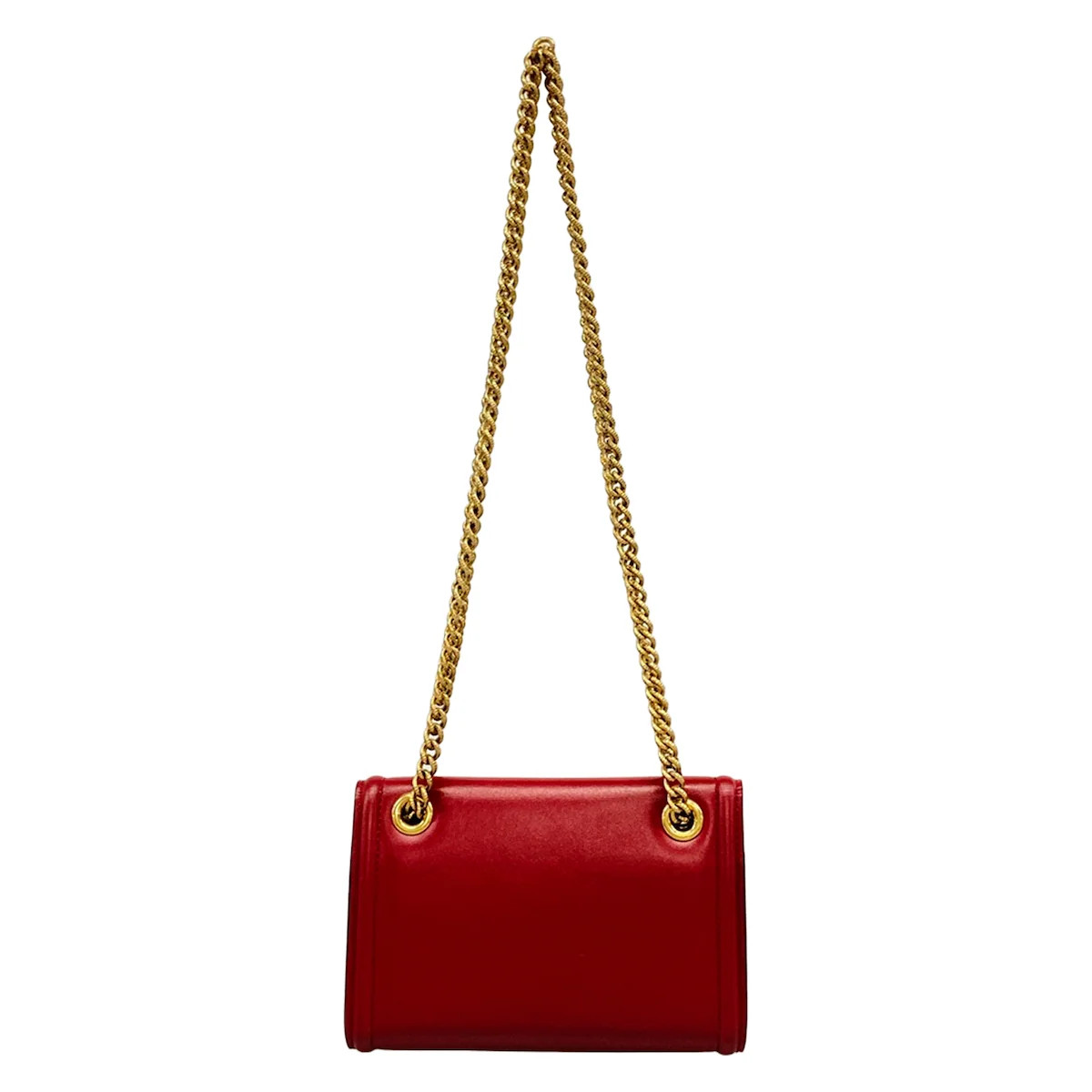 DOLCE&GABBANA Devotion Red Leather Shoulder Bag — image 3