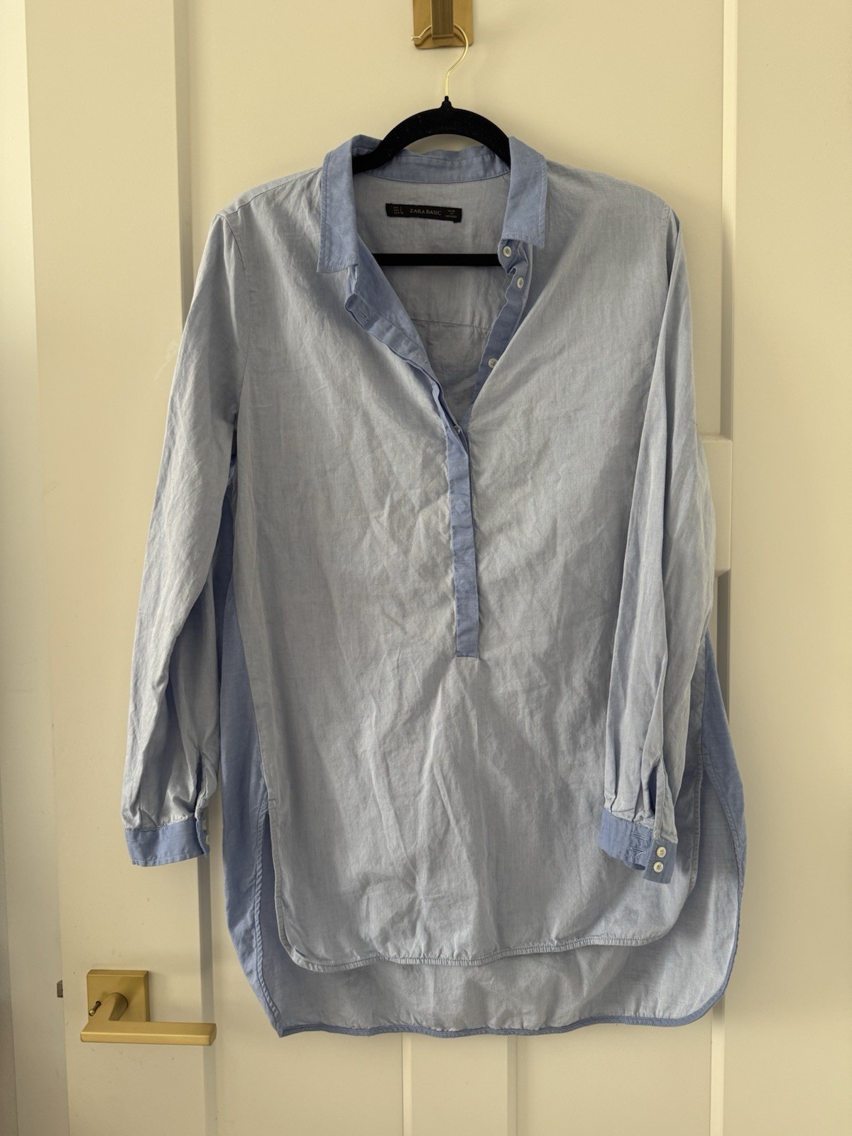 Zara Basic Top Women’s Size Large - image 1