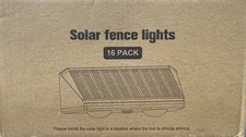 Solar Fence Lights Outdoor, 16 Pack IP65 Waterproof Fence-A150