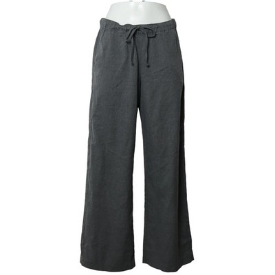 Hollister, Palazzohose, Größe: M, Adjustable-Rise Wide Leg, Grau, Einfarbig #Hx4