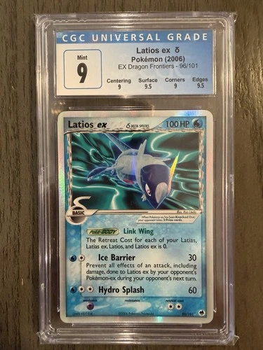 CGC 9 Latios ex δ Delta Species Holo Rare EX Dragon Frontiers 96/101