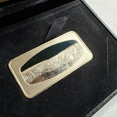 Singapore Airlines Niagara Falls Silver Bar 400 Grains  .800 Fine 20.7 Grams ASW