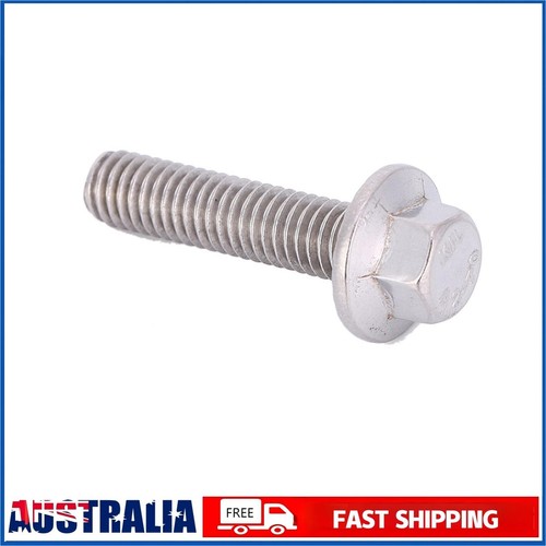 10-Pack M6 Flange Bolts – 304 Stainless Steel Hex Cap Screws With Washer Head – Choose Length (16–35mm)