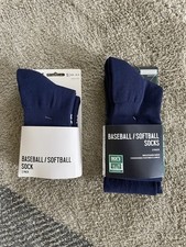 4 Pair Of DSG Baseball/Softball Socks Navy Sz Small 13K-4Y NEW
