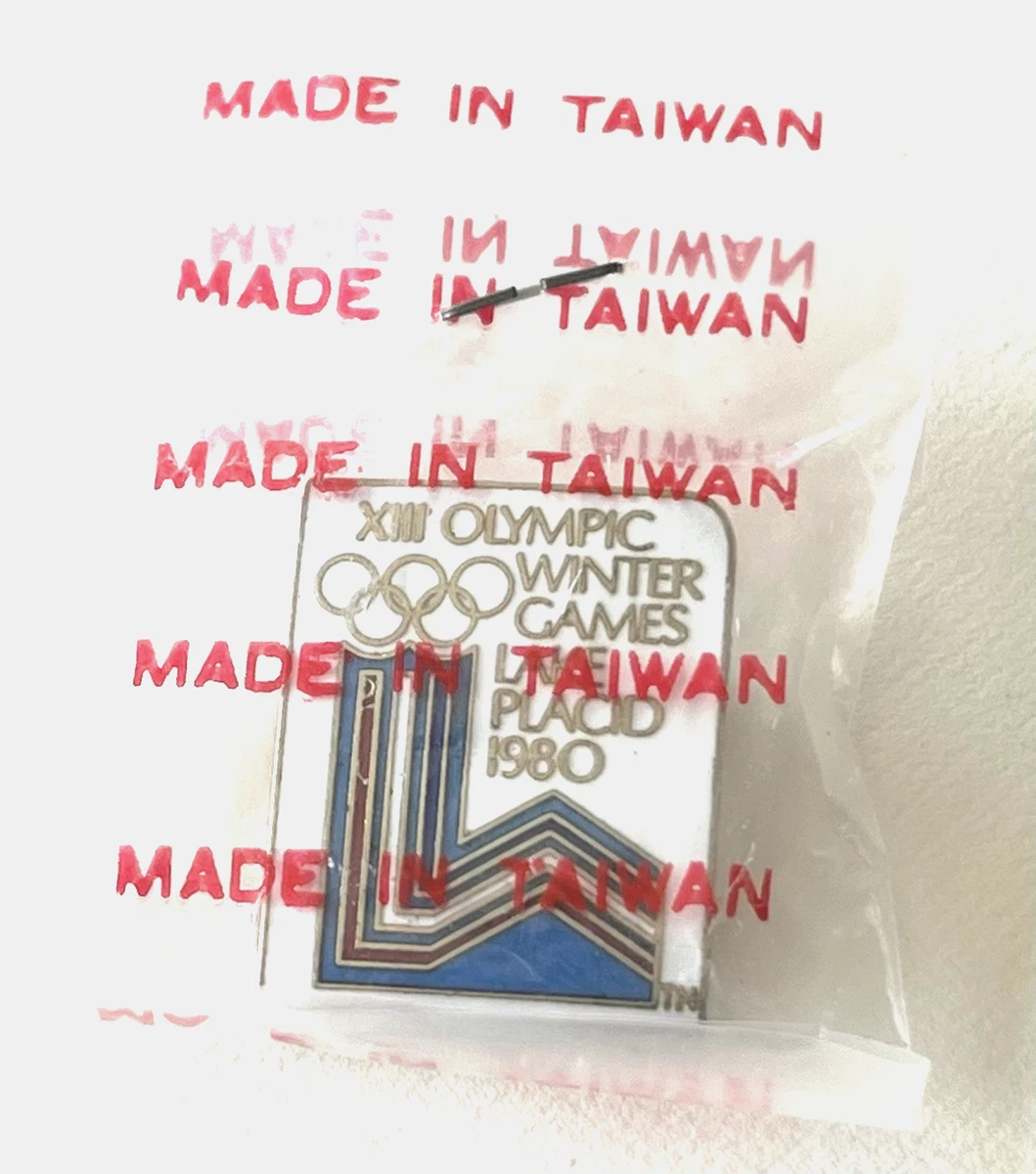 Epinglette de l'équipe de la DDR aux Jeux de Lake Placid 1980