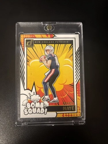 2025 Panini Donruss Drake Maye Bomb Squad Rookie Card  RC #28 💥💥