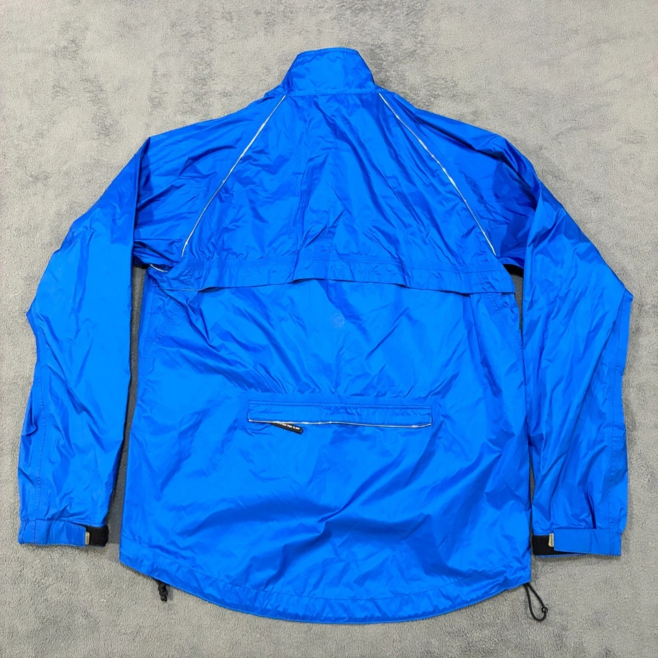 Novara Blue Long Sleeve Lightweight Windbreaker Full Zip Jacket Men's Size Large - Image 3 of 4
