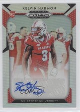 2019 Panini Prizm Draft Picks Silver Kelvin Harmon #114 Auto xp6
