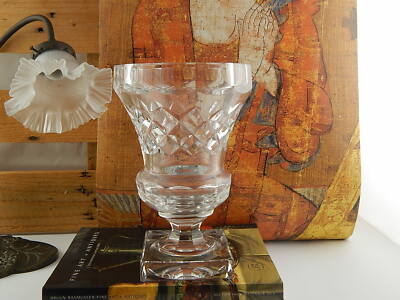 VINTAGE VAL SAINT LAMBERT SIGNIERTER KRISTALLVAS JUPITER GEFÄLLT KG. 3,5