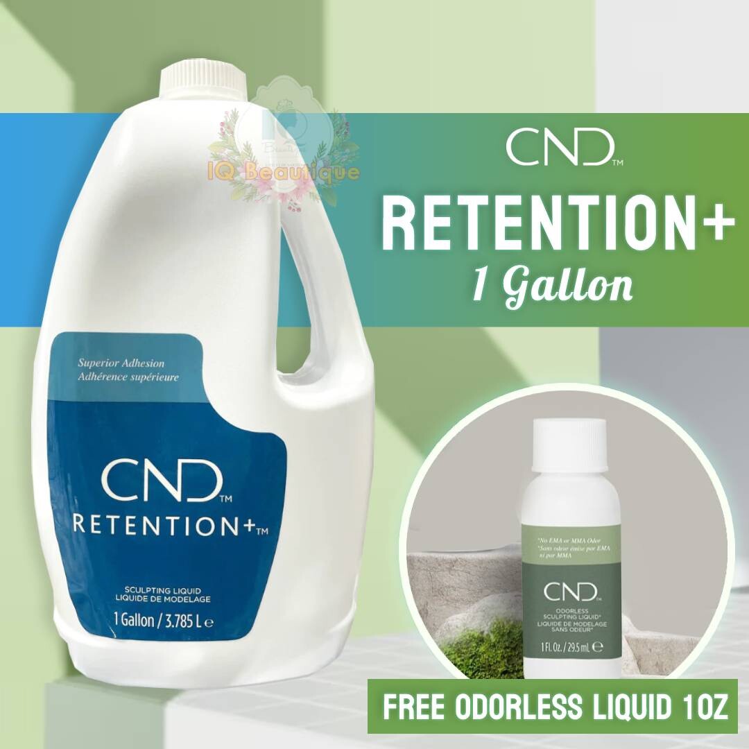 CND Retention+ Sculpting Liquid 1 Gallon / 3785 mL + FREE Odorless