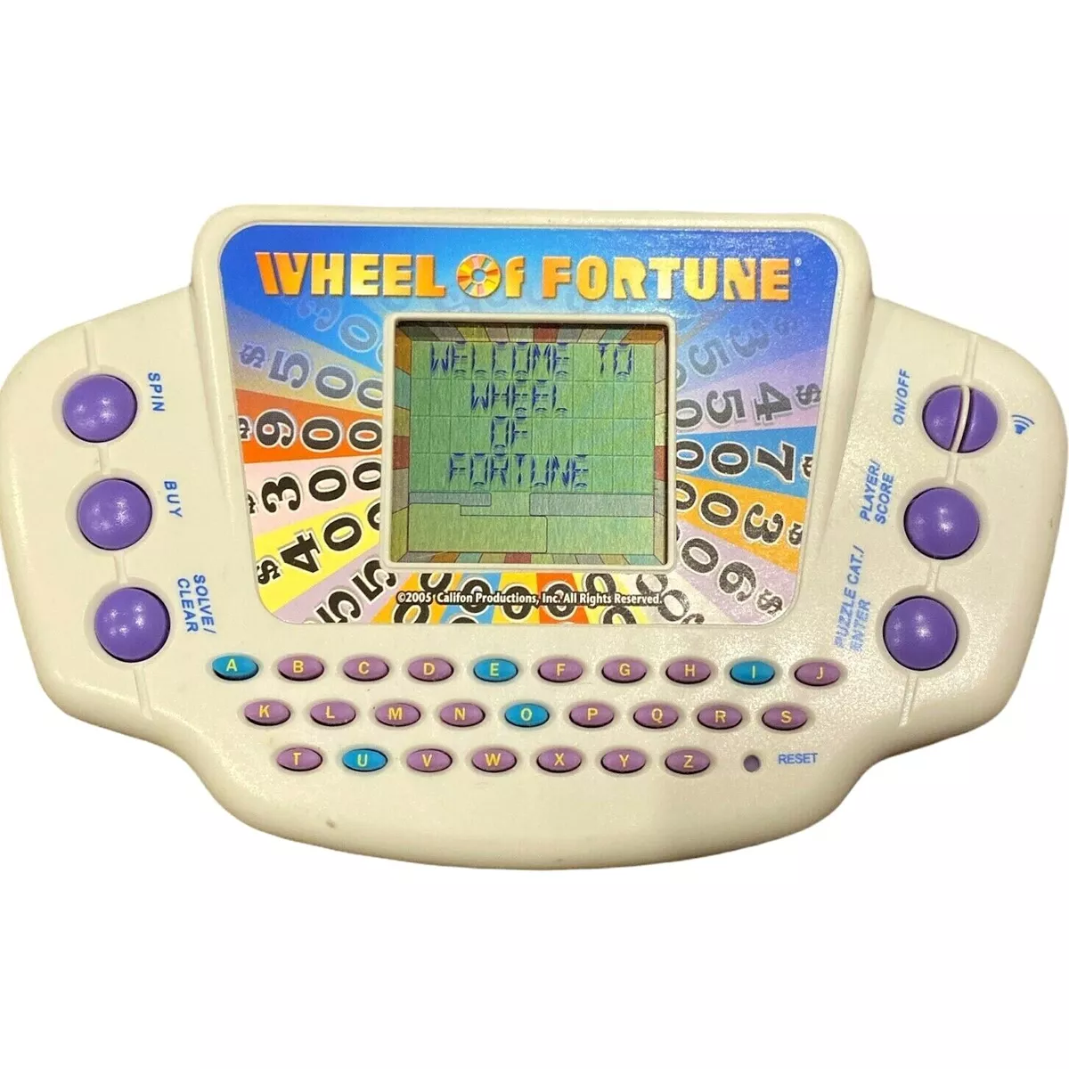 Wheel of on sale fortune handheld