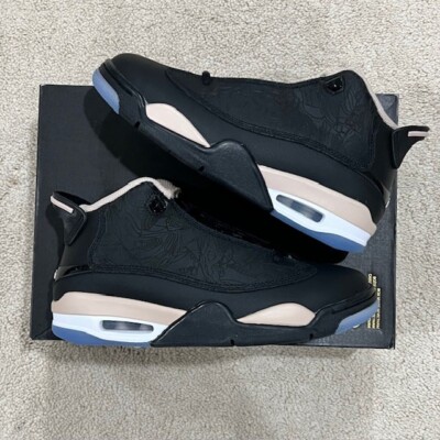   Air Jordan Dub Zero Black Tan Shoes DV1360-021 Size GS 5.5y Kids 7 Womens