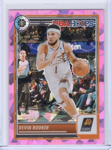 2023-24 Panini Premium Stock Pink Ice Prizm /35 Devin Booker Phoenix Suns #96