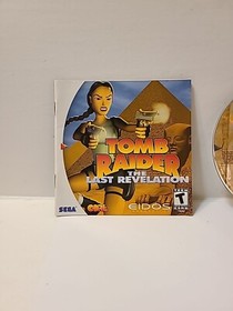 Tomb Raider: The Last Revelation (Sega Dreamcast, 2000) disco e manuale