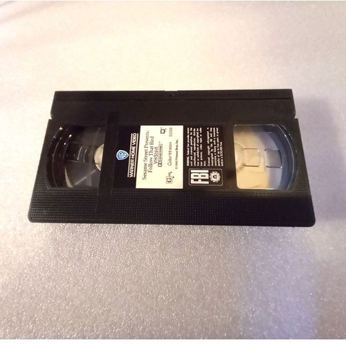 Sesame Street Presents: Follow That Bird VHS Original 1986 Release Rental TESTED - Picture 6 of 8