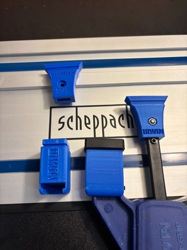 Irwin Quick Grip Clamp Adaptor to fit Scheppach Guide Rail with Riser block-Pair - Picture 11 of 12