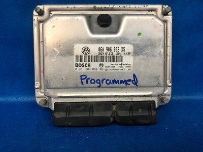 あ 2001-02 VOLKSWAGEN 06a 906 032 DS ECU 2.0l MT Computer VW