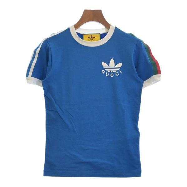 Tシャツ・カットソー GUCCI Women Tops 788835Z8BSV4375 Blue Children's printed cotton T-shirt in blue | GUCCI® US