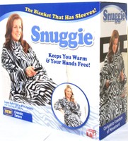 Snuggie Fleece Blanket As Seen On Tv Classic Zebra on sale Snuggie Fleece Blanket As Seen On Tv Classic Zebra on sale