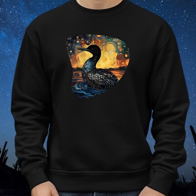 Seetaucher Van Gogh Sweatshirt Kuschelig und Perfekt für jeden Anlass Sbis4XL