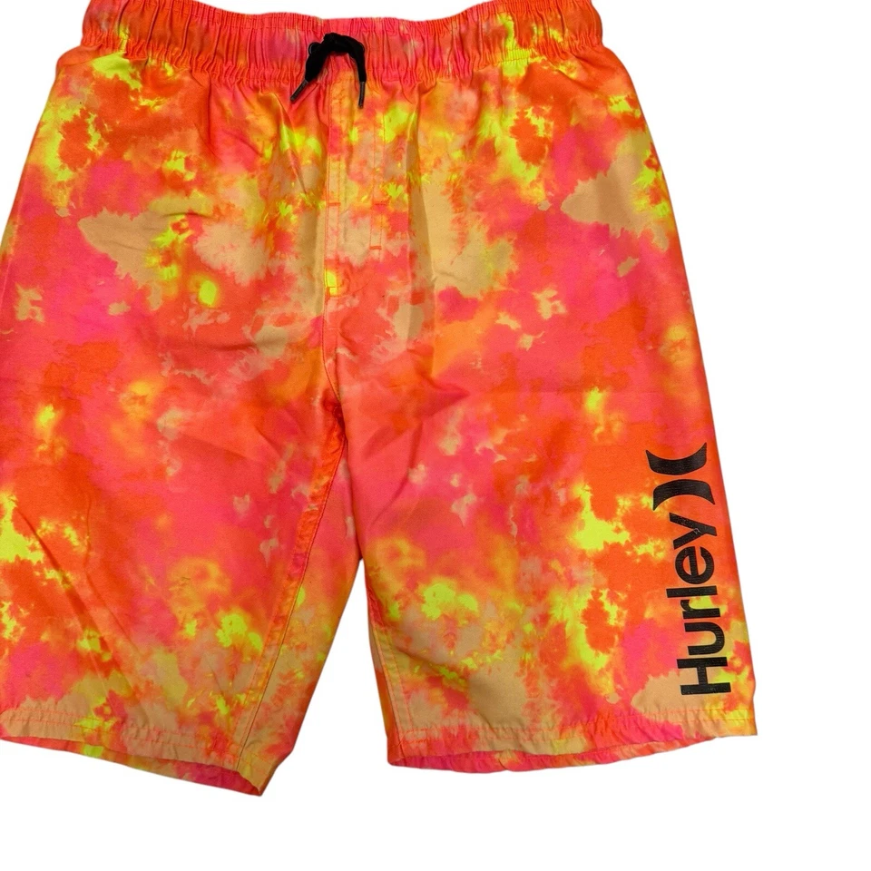 Hurley Boys board shorts lined orange size L - Image 2 of 4