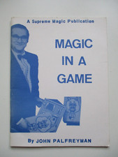 1980 MAGIC IN A GAME John Palfreyman SUPREME MAGIC COMPANY Performance TRICKS