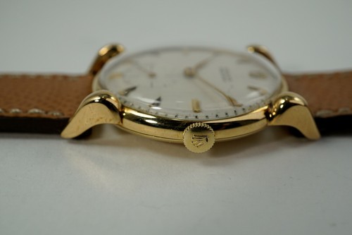 ROLEX 4332 PRECISION 18K GELBGOLD GRASSHOPPER ANSTÖSSE & ORIGINAL ZIFFERBLATT 1947 - Bild 7 von 23