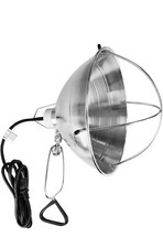 Clamp Lamp with 10 Inch Reflector and Bulb Guard 300 Watt Bulb, 6 Foot Cord 