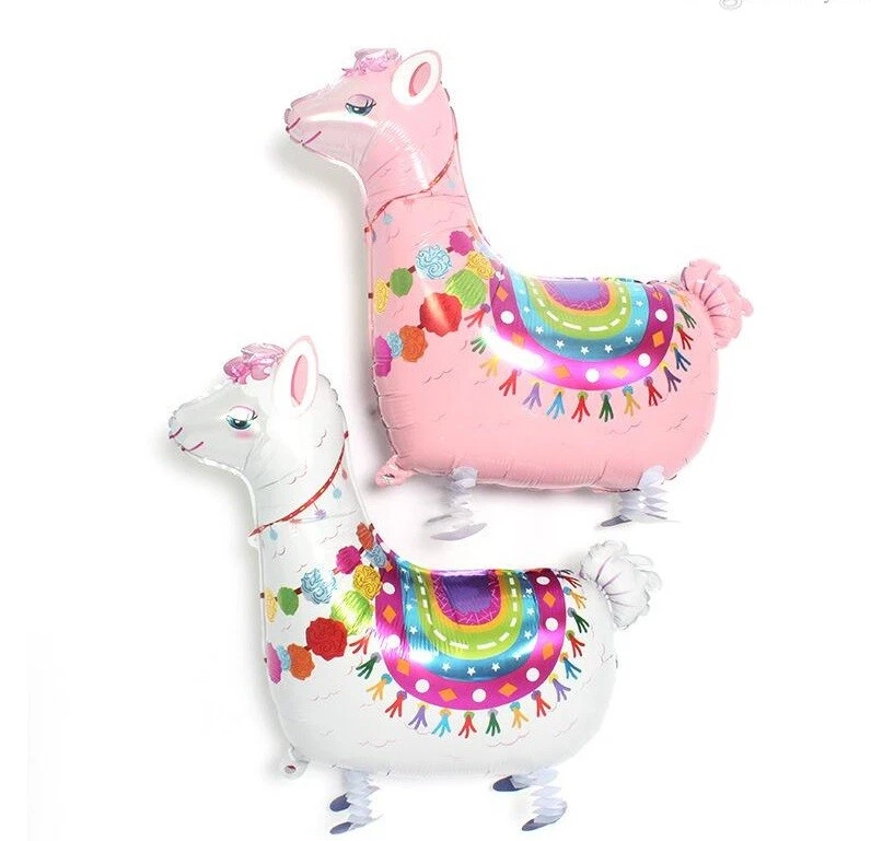 Llama Alpaca Balloon Walking Pet Animal Airwalker Foil Helium Kids Fun Parties - Image 2 of 4
