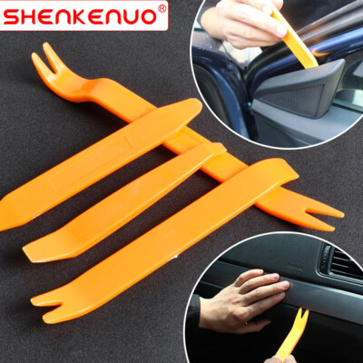 Trim Tool 4PC Removal Set Dashboard Door Panel Plastic Car Audio Dash Pry Kit