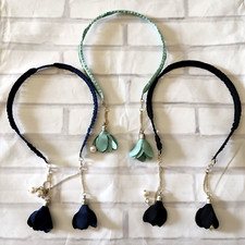 3PCS Stylish Metal Headbands for Girls Headband With Tassel for Women new