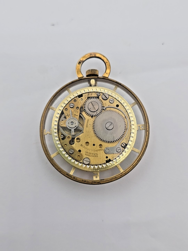 Lot/4 Vintage Art Deco Ladies Mechanical Pocket Watches Gold Tone 3 Running - Picture 7 of 10