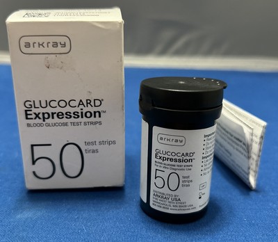 Arkray Glucocard Expression Diabetic Blood Test Strips 50ct (1 box)