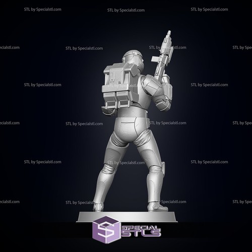 Republic Commando Star Wars Kit figure resina 3D! UNPAINTED - Foto 3 di 3