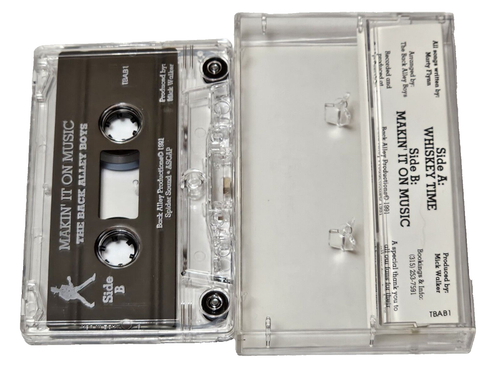 THE BACK ALLEY BOYS - SELF TITLED (Cassette, 1991, Back Alley) TBAB1 - Picture 2 of 2
