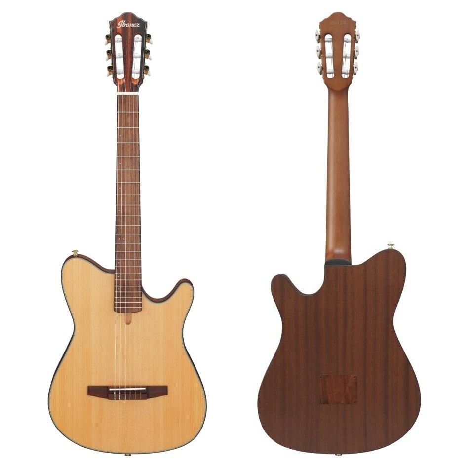 ギター Ibanez FRH10N Ibanez FRH10N Nylon-String Acoustic-Electric Guitar Brown