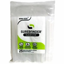 Surebonder All-Purpose Stik Mini Glue Sticks 0.28 X 4 inch 25 Pieces