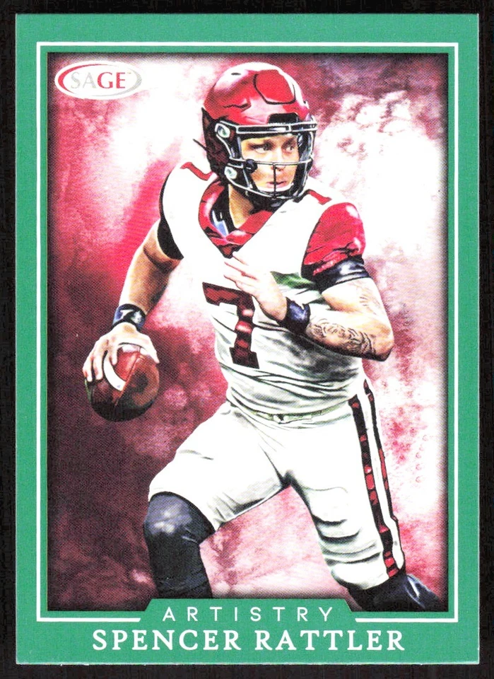 2022 SAGE High Series Spencer Rattler #ART-SR