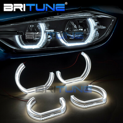LED Angel Eyes DRL Acrylic DTM Style For BMW E90 E92 E93 F30 F31 E60 E82 M3 M4