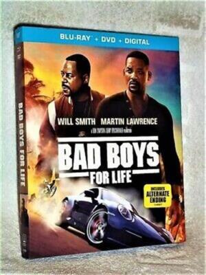 Bad Boys For Life (Blu-ray/DVD, 2020) NEW Will Smith Martin Lawrence Vanessa