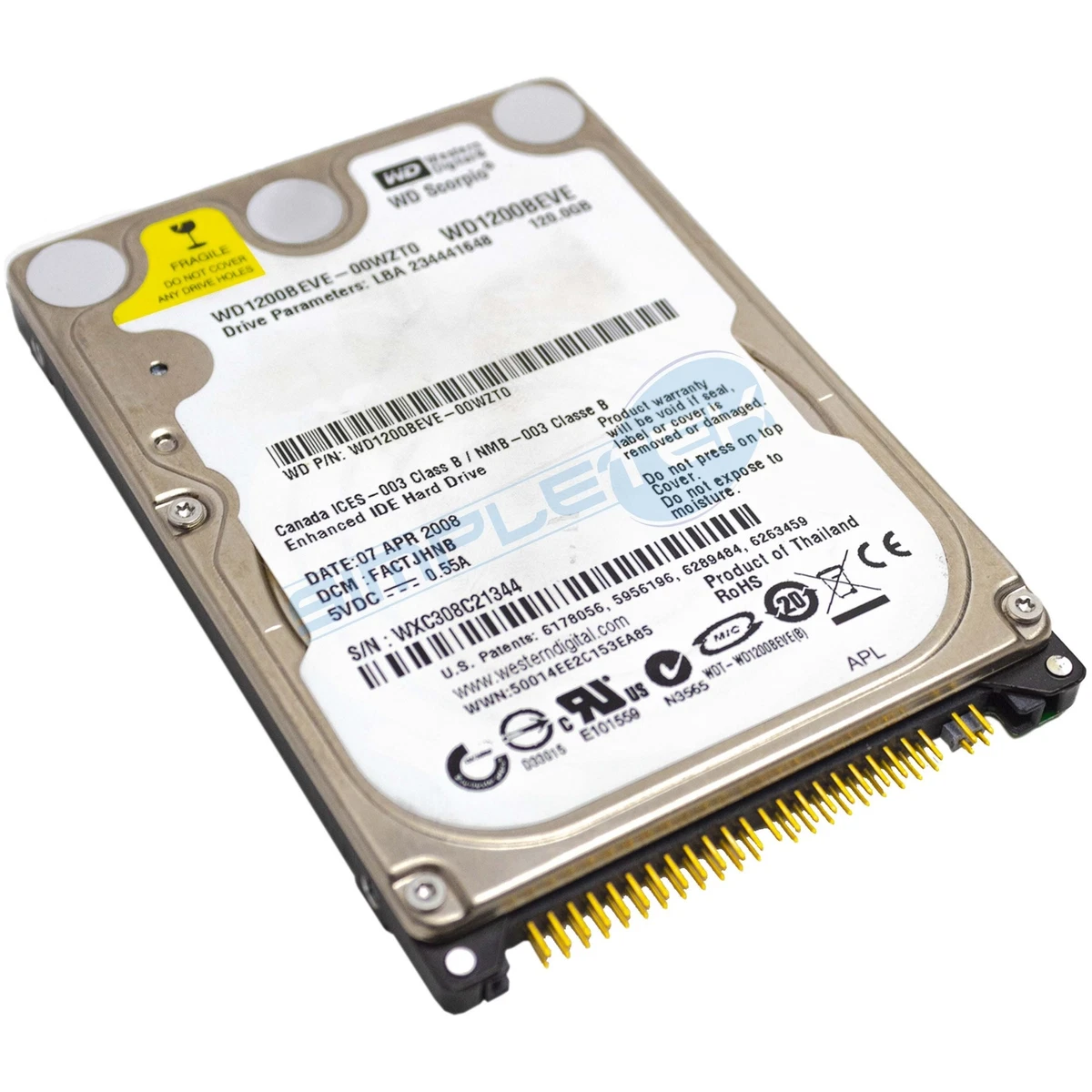 Hard HDD Hard Drive Ide Pata 2,5 120GB Notebook | eBay