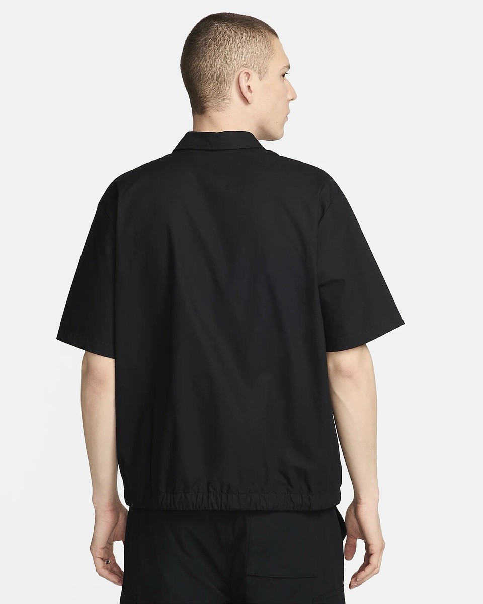 韓国 [NIKE] ライフ オックスフォード シャツ (ブラウン) Nike Club Oxford Short-Sleeve Button-Up Shirt Black Men's