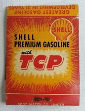 WILF CHARLES SHELL GAS OIL STATION TORONTO ONTARIO CANADA VINTAGE MATCHBOOK