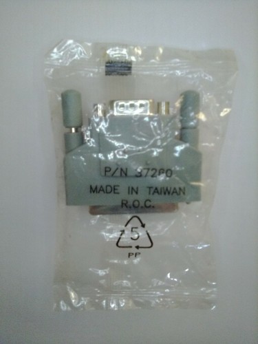 New P/N 37260 25-Pin Female to DB 9 Male Plug (using 5 pins / 2,3,4,5,7) Adapter - Picture 2 of 3