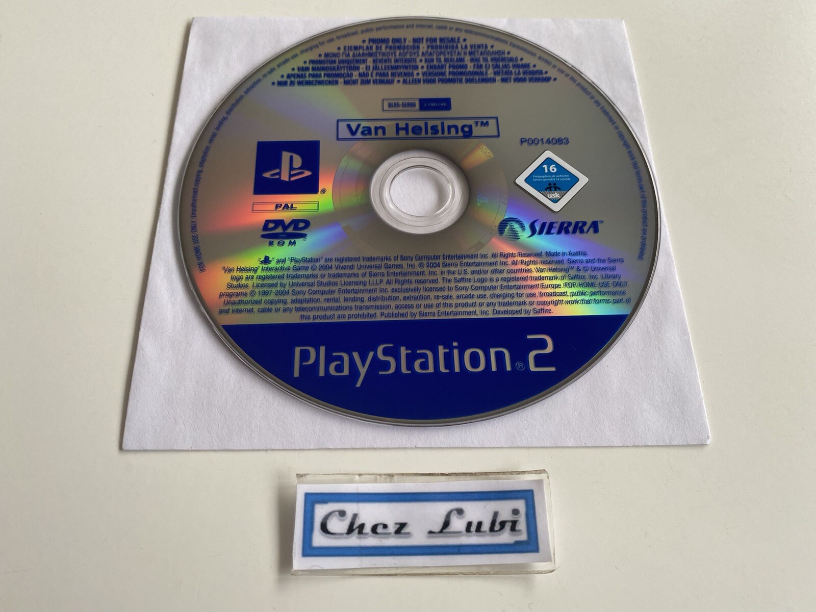 Van Helsing - Promo Press - Sony PlayStation PS2 - PAL EUR