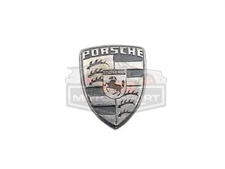 Porsche Key Fob Replacement Silver Crest Small Emblem Logo 94453844300 GENUINE