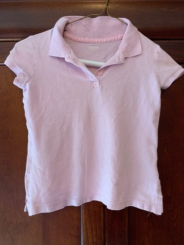 Old Navy Girls Collared Polo Uniform Shirt Size S(6-7)