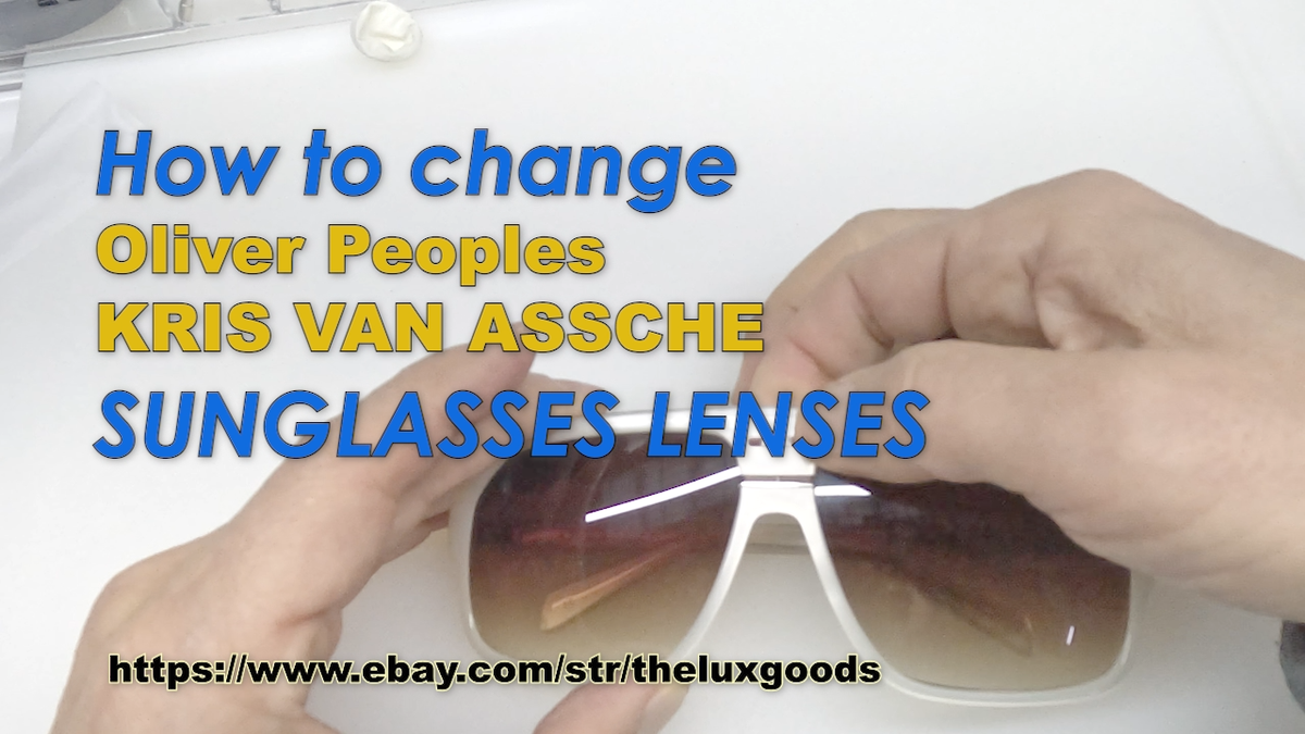 OLIVER PEOPLES Aviator Sunglasses KRIS VAN ASSCHE with Extra OLIVER PEOPLES Aviator Sunglasses KRIS VAN ASSCHE with Extra