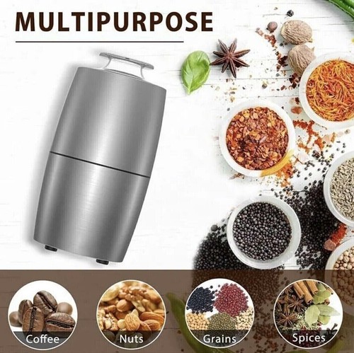 MACINA CAFFÈ ACCIAIO 200W ELETTRICO CAPACITA 50G MIXER CEREALI SPEZIE PEPE - Foto 7 di 8