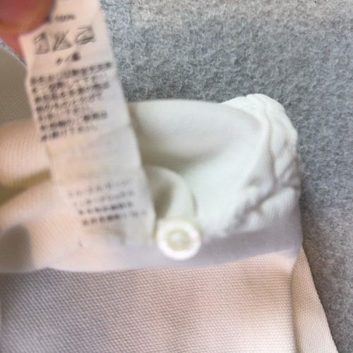 LL BEAN Mens Sz M Reg Ivory Off White Pique POLO SHIRT S/S Top - Picture 12 of 14